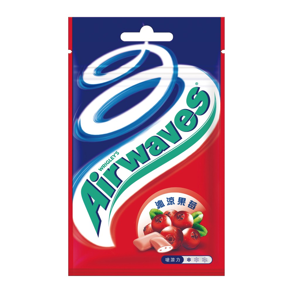 Airwaves 無糖口香糖-沁涼果莓口味(28g) 蝦皮24h 現貨