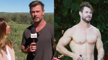 「雷神索爾」克里斯漢斯沃亂入澳洲天氣預報，宣告「你們是躲不過我的」電翻女主播！