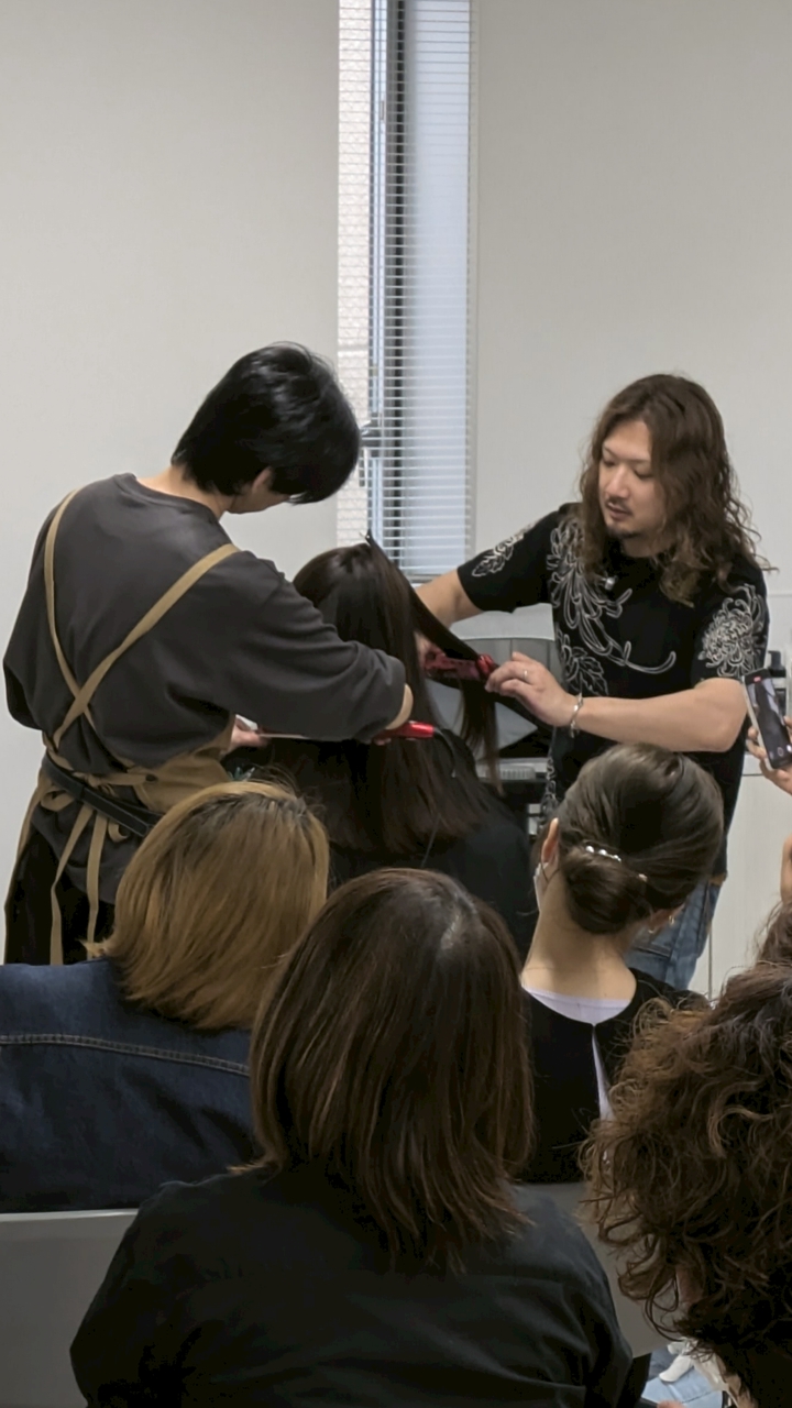 ACE長谷部さん＆radol島岡さんメテオカラー＆アルカリ酸熱セミナー