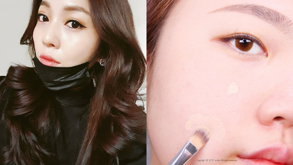 眼妝、眉妝完整而不濃