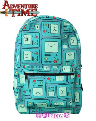 現貨☆ ╮美國Happy購╭☆ Adventure Time 探險活寶 滿版圖案/BMO 嗶莫 背包