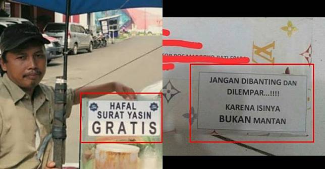 Pesan tertulis dari 10 penjual ini bikin salut sekaligus tertawa