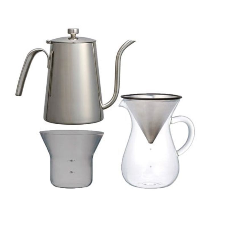 【日本KINTO】 SCS手沖咖啡職人組(壺組600ml+手沖壺900ml)