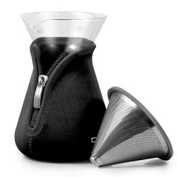 Driver北海道咖啡濾杯組600ml-時尚黑