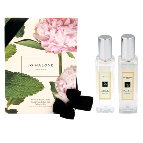 Jo Malone 鼠尾草與海鹽／牡丹與胭紅麂絨二入組