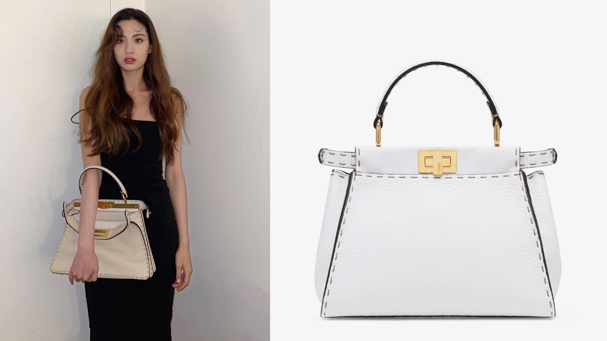 NANA林珍娜精品包收藏6:Fendi迷你Peekaboo Selleria手袋 NT$147,000