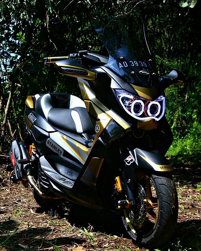 80 Gambar modifikasi motor mio 125 warna hitam Terbaru