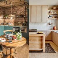 9 Inspirasi Dapur  Tema  Rustic Ciamik dengan Unsur Alam 