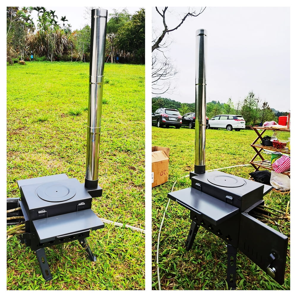 可摺疊環保柴燒木炭皆可