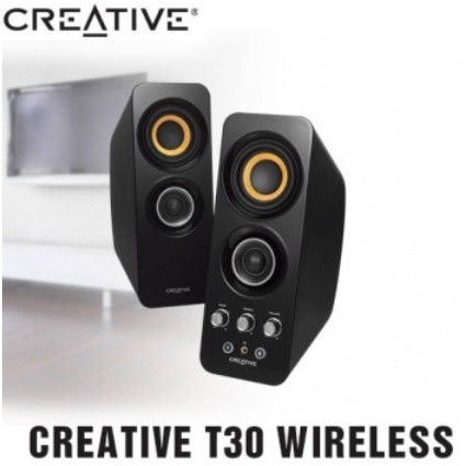 Creative 創巨 T30 WIRELESS 藍牙3.0 帶NFC功能的2.0無線音箱系統 二件式喇叭 全新開發票