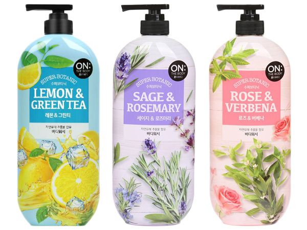 韓國 On The Body~檸檬&綠茶／鼠尾草&迷迭香／玫瑰&馬鞭草 沐浴露(1000ml) 款式可選【D039542】，還有更多的日韓美妝、海外保養品、零食都在小三美日，現在購買立即出貨給您。