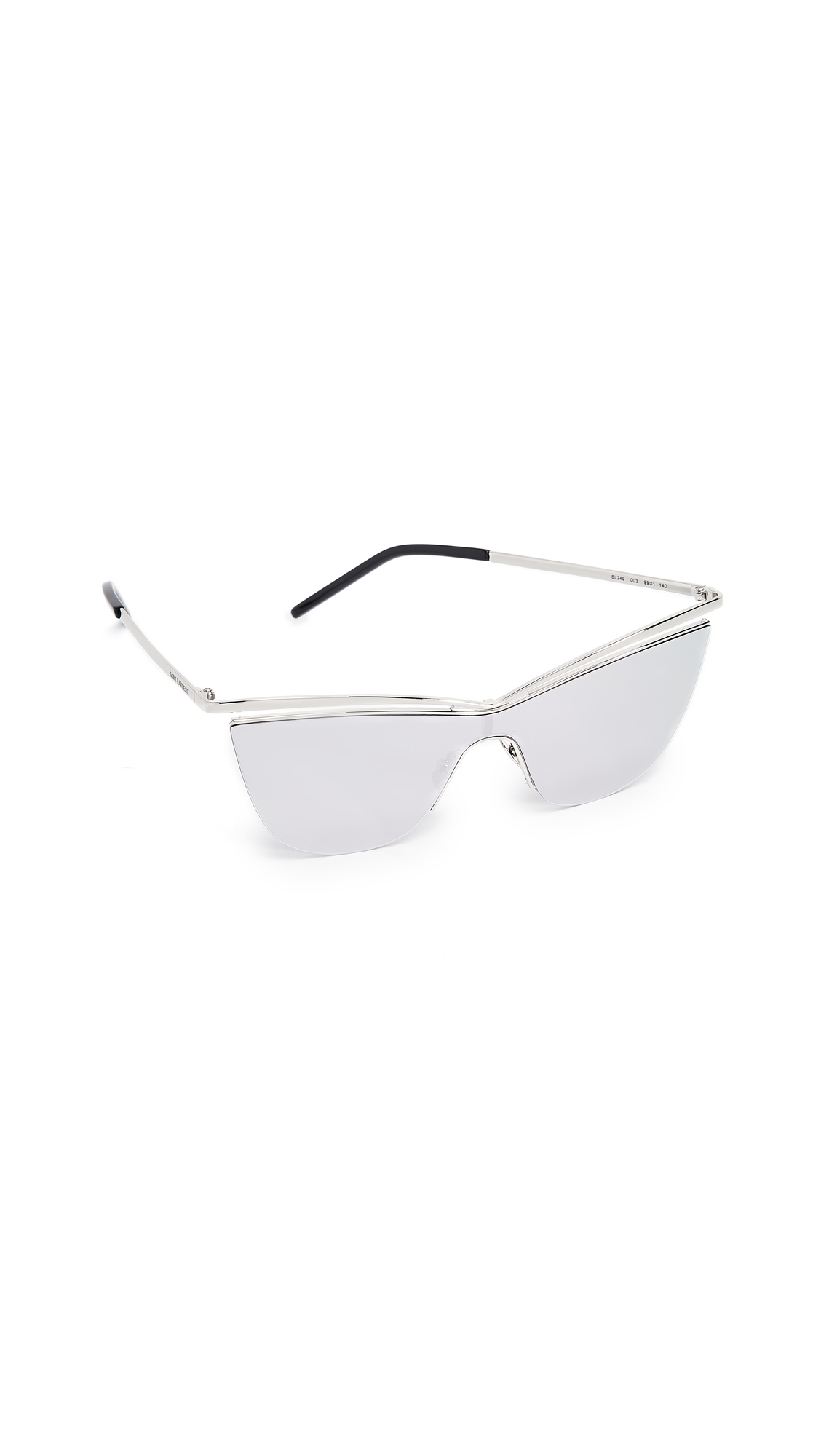 Saint Laurent SL 249 Metal Cat Eye Sunglasses