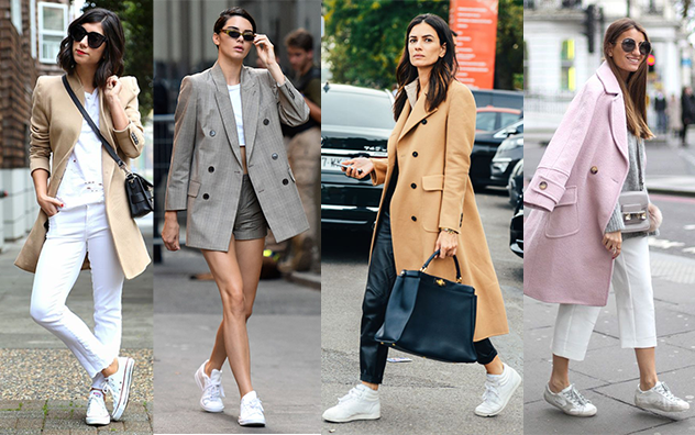 小白鞋秋冬穿搭