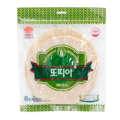 [韓國直送][NHTORTILLA] TORTILLA 墨西哥餅皮 320g(40g*8片)