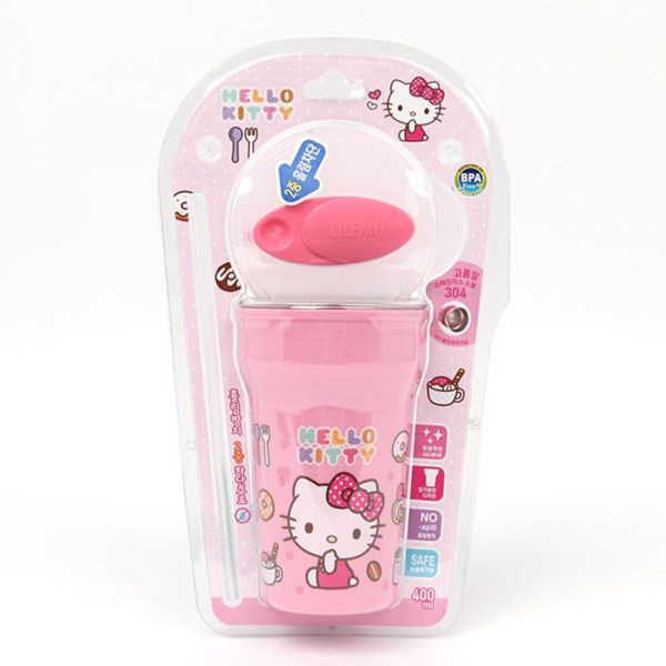 Milano Zoom Hello Kitty溢出預防染色吸管杯