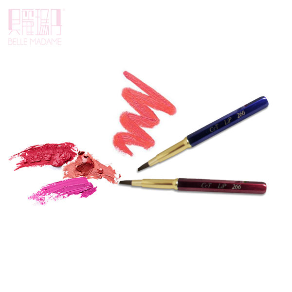 唇刷.唇筆.伸縮唇筆.攜帶型唇刷.唇線筆.唇筆刷(A001)CD266 伸縮狼毛唇筆1入【貝麗瑪丹Belle Madame】