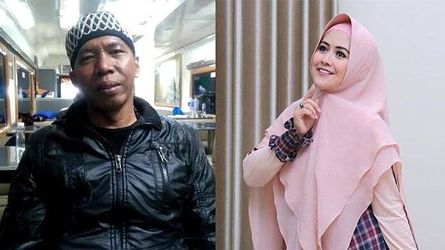 Kolase foto Kiwil dan Meggy Wulandari