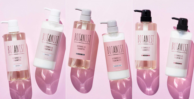 BOTANIST植物性春意櫻花洗髮精、植物性春意櫻花潤髮乳(共有清爽柔順型、受損護理型、滋潤型)／各550元(圖／品牌提供)