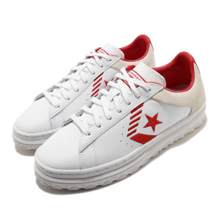 品牌: CONVERSE型號: 168691C品名: Pro Leather X2 Low特點: 一顆星 舒適 簡約 球鞋 麂皮 穿搭 白 紅