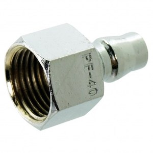 實用方便的D.I.Y工具 4分式接頭管徑大小 適合PU管的快速接頭 體積小巧、方便安裝使用 金屬材質一體成形、堅固耐用