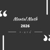 Mental Math 2026