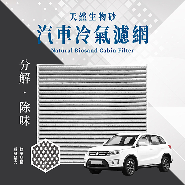 等於車內的空氣清淨機，取代活性碳的全新商品，獨家分解原理消除壞菌與異味，守護家人健康。