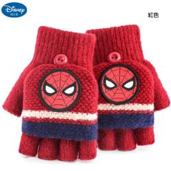◎露指/覆蓋 兩用手套|◎質感細膩，保暖舒適|◎可愛造型小朋友的最愛品牌:Disney迪士尼種類:配件/配飾類別:手套適用年齡:5歲以上材質:聚酯纖維顏色:紅色系流行元素:卡通圖案產地:中國