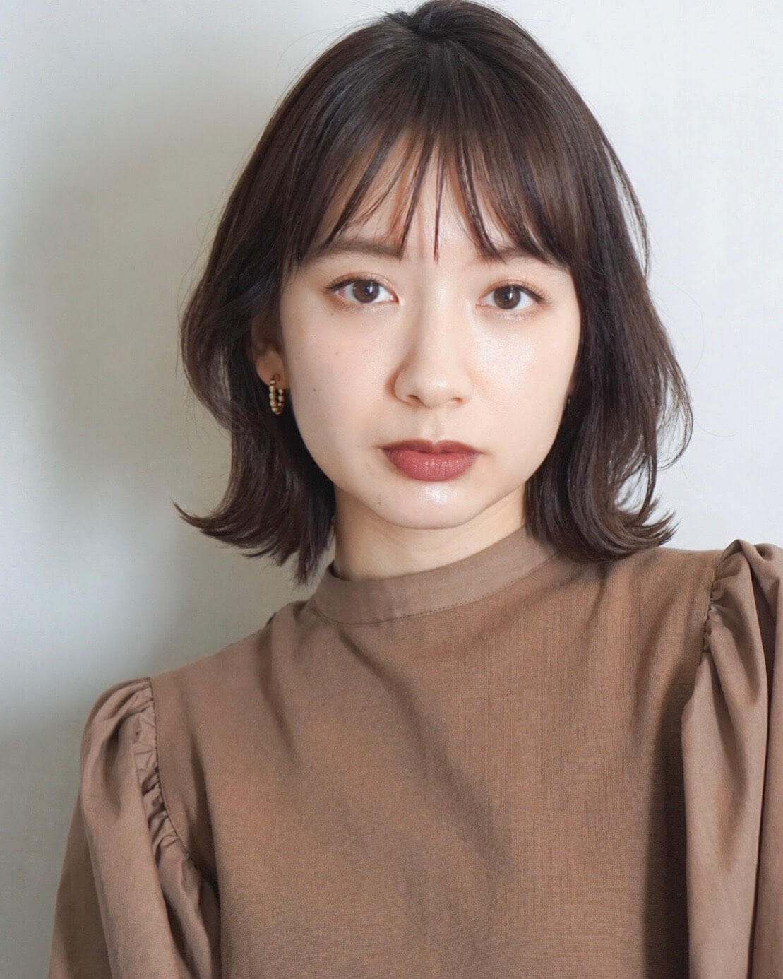 王道ひし形ボブ はふんわりワンカールで大人可愛く 21おすすめ大人ヘアスタイル