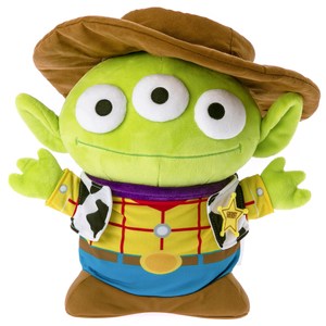 和樂自有品牌產品 HOLA 和樂 獨家販售絨毛玩偶，Disney官方授權 皮克斯 Pixar & Disney 迪士尼 玩具總動員 (Toy Story) - 三眼怪 (Aliens) 角色玩偶變裝系
