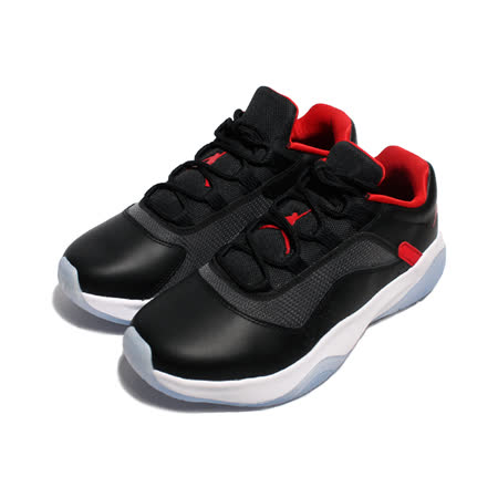 NIKE 女/大童 AIR JORDAN 11 CMFT LOW (GS) 喬丹緩震包覆籃球鞋 黑紅 - CZ0907006