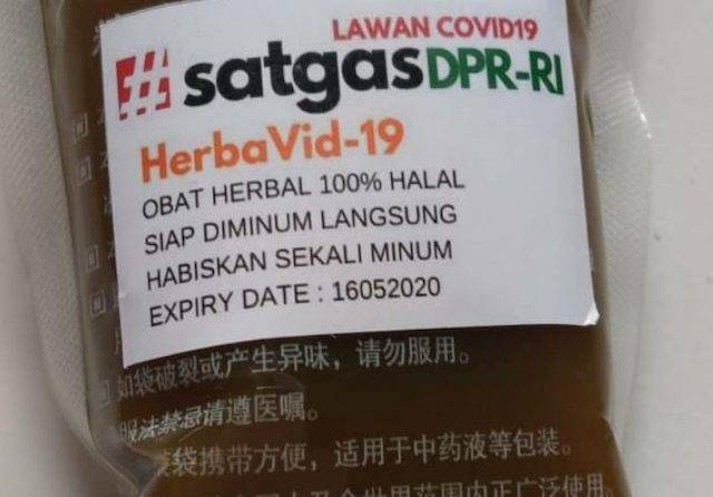 Dokter Pada Kaget, Satgas Covid-19 DPR Impor Jamu untuk Pasien Korona