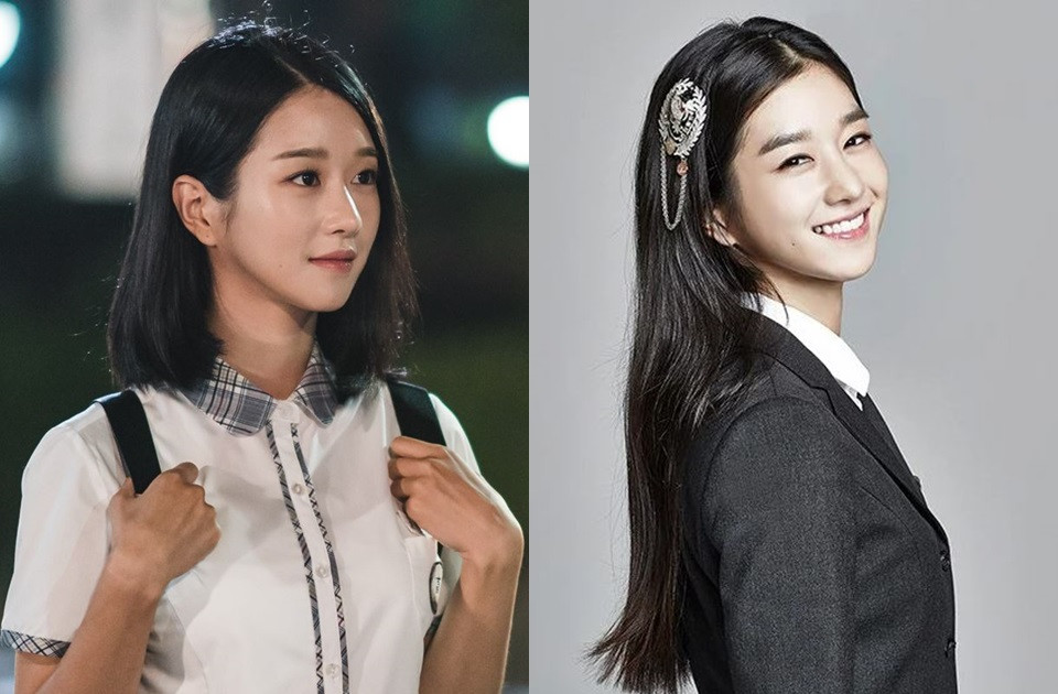 徐睿知《雖然是精神病但沒關係》高文英 V.S 7年前校服畫報