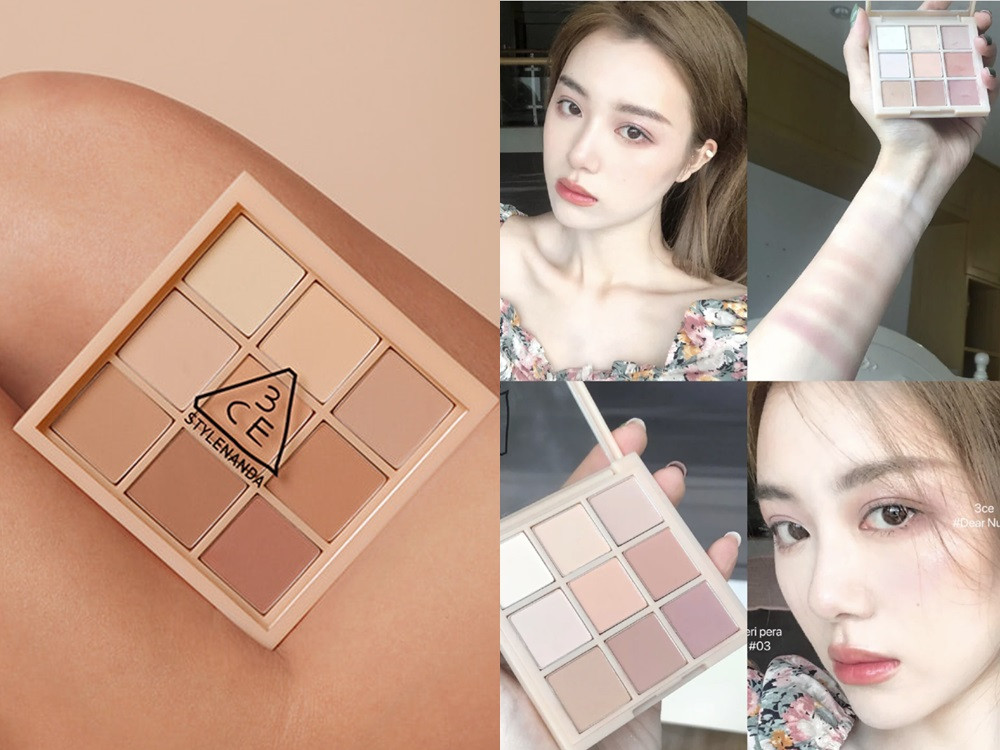 零廢色眼影盤推薦5：3CE MULTI EYE COLOR PALETTE（#DEAR NUDE），NT. 1202