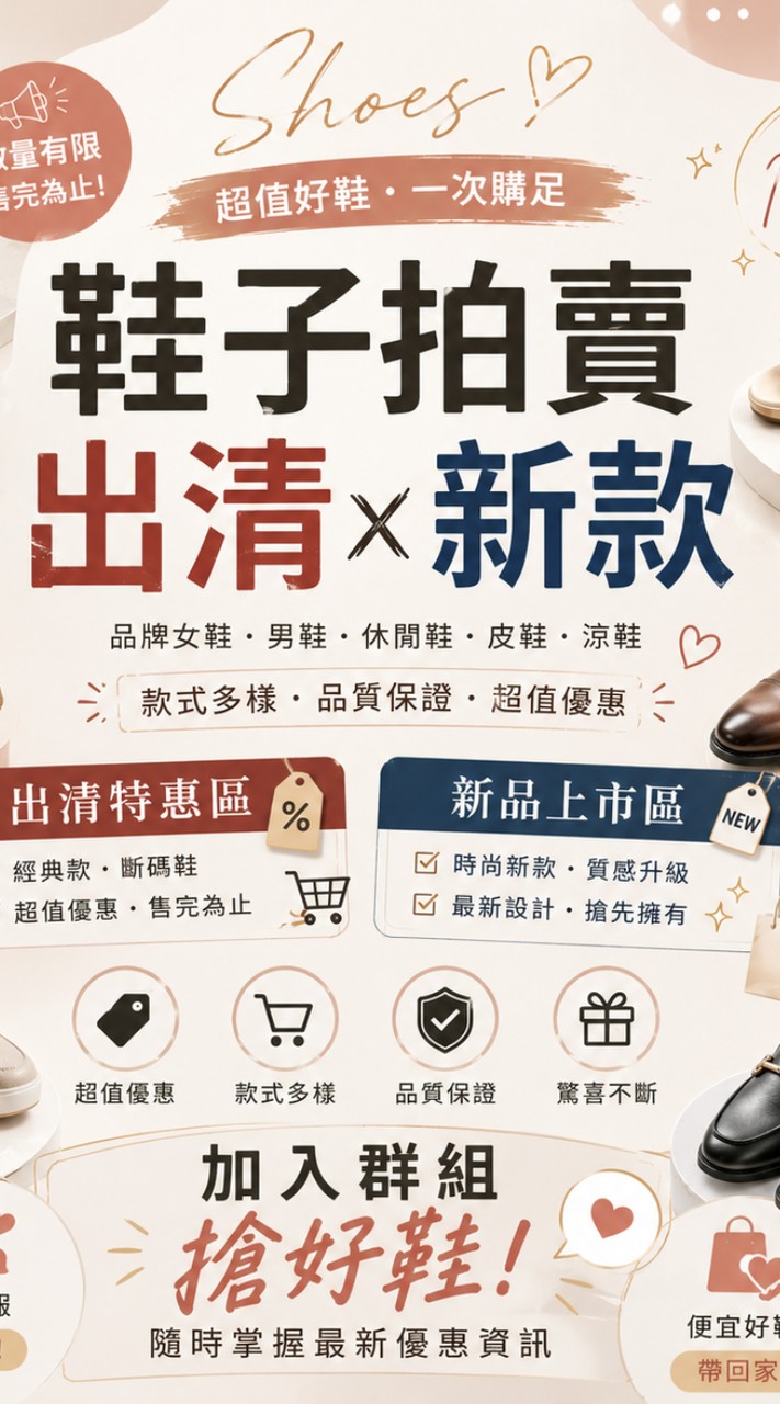 👞👡鞋槓/鞋子拍賣🌸出清×新款🌸