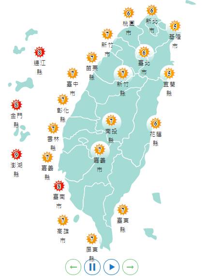 多雲到晴中南部高溫30度 好天氣持續到下週