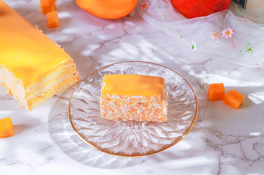 夏日芒果甜點推薦Top6！芒果卡士達派果肉「炸出表面」，「芒果+芒果青」慕斯蛋糕雙重享受一次擁有-3