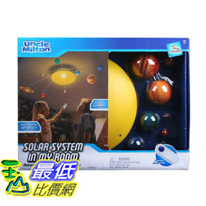 [104美國直購] Uncle Milton 2055 Solar System In My Room 太陽系在我家 室內3D模型燈 手控變化