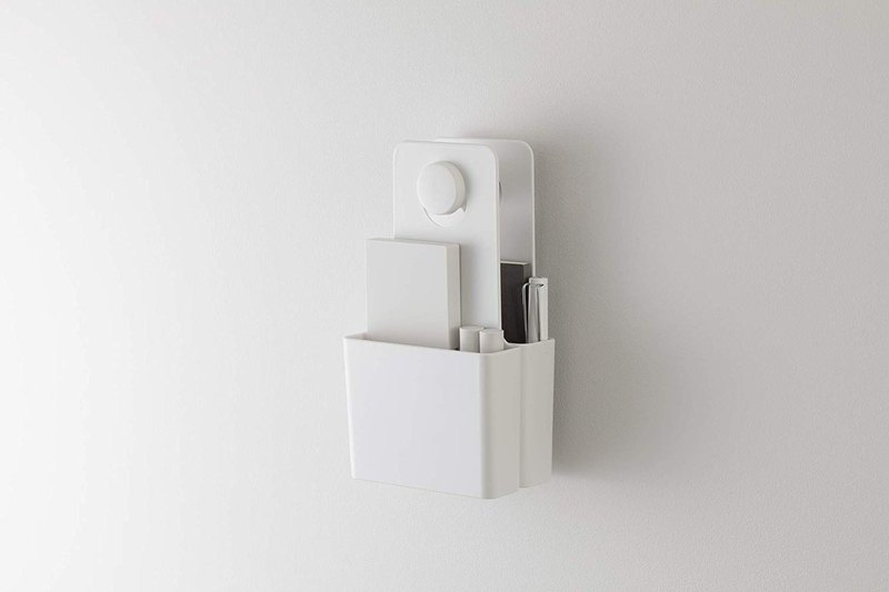 日本 Like-it 牆壁裝飾口袋型收納盒(二入組) - 四色