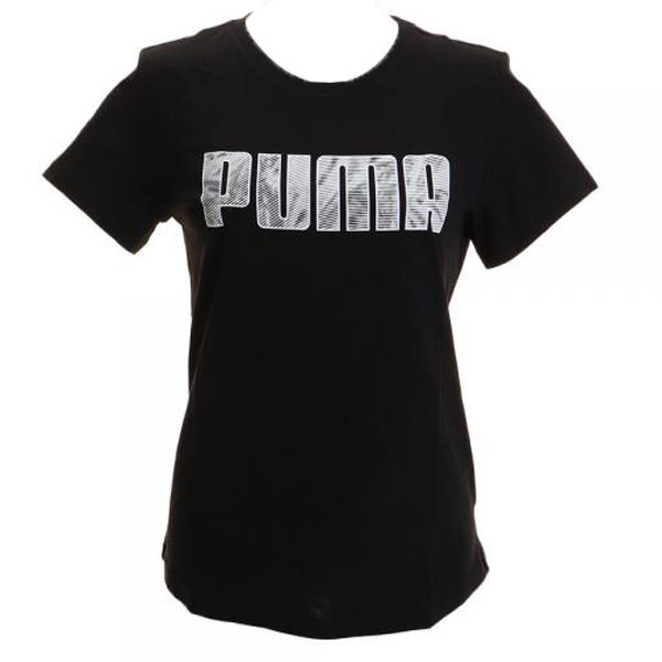 ★現貨在庫★ PUMA KA 女裝 短袖 休閒 純棉 透氣 黑 亞規 【運動世界】 84404651