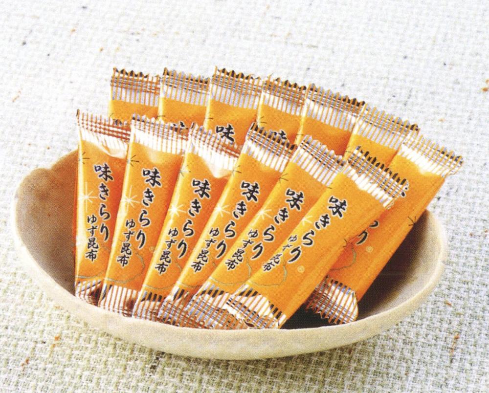 日本空運直送 北海道產昆布 包裹誘人柚子果汁 保留食材原味 吃的到海鮮本身的甘甜 小包裝輕盈好夥伴!