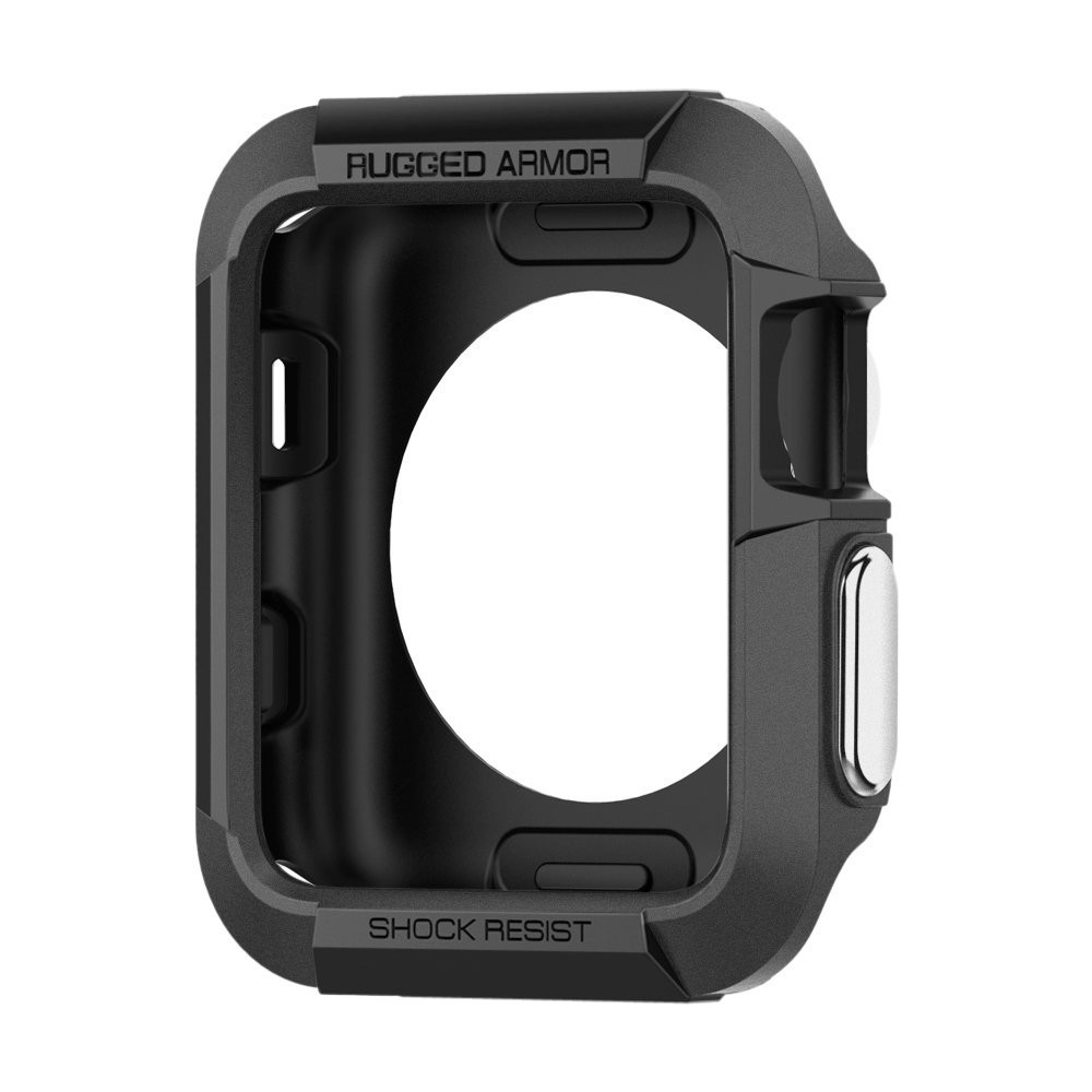 PS.圖片僅供參考,商品以實物為准![7美國直購] 保護殼 Spigen Rugged Armor for Apple Watch Case with Resilient Shock Absorpti
