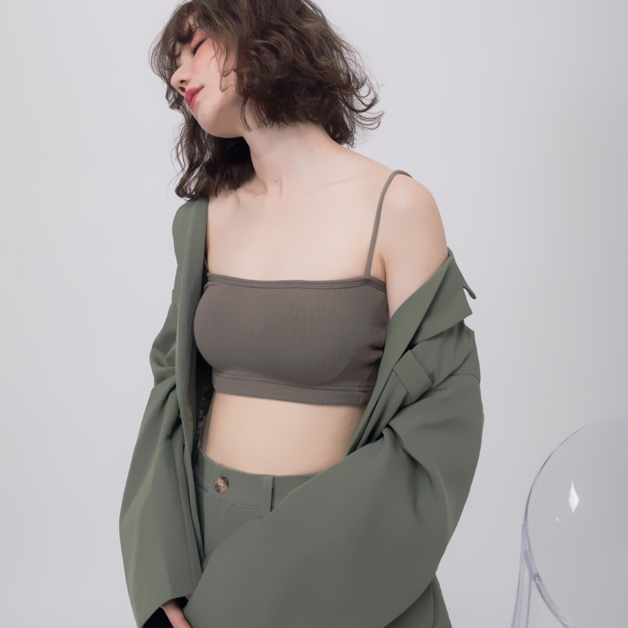 X.O.X.O.[T061101] 0611 春夏必備舒適平口細肩襯墊小可愛內衣