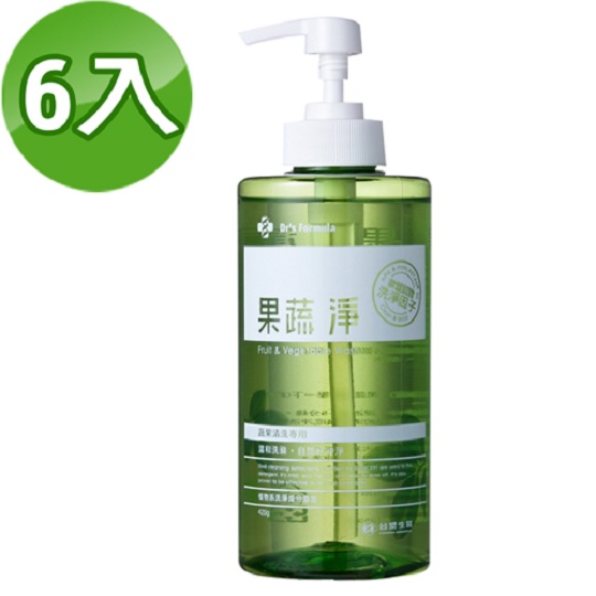 建議使用方式：1.準備1公升清水(約4飯碗)，果蔬淨按壓一下(約2g)，以此類推，水量以覆蓋蔬果為主。2.放入蔬果於混和之液體中，浸泡約3-5分鐘。3.在水中搓洗蔬果，再以流動的清水徹底沖洗乾淨。注意