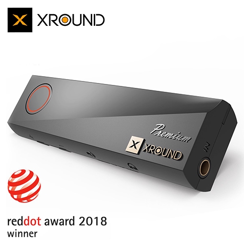 專利演算技術將聲音模擬成 3D 音場 品名 / 規格：【XROUND】XPUMP PREMIUM 3D智慧音效引擎(XP-02) 特色：VR級3D球體環繞音效 特色：尺寸只有名片3/1大小，輕巧體積 