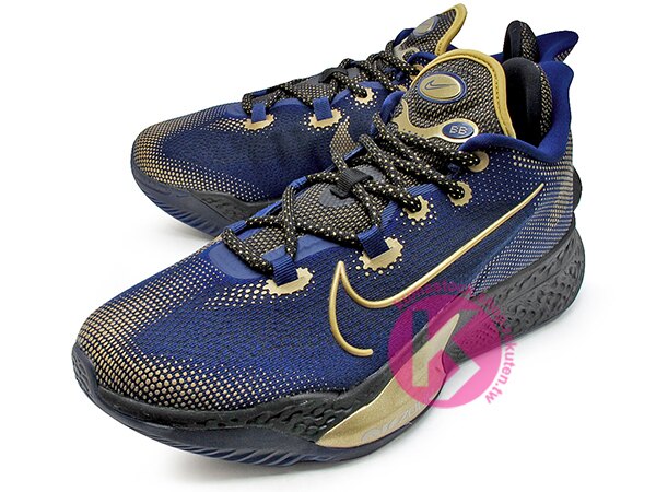 2020 REACT x 3 + ZOOM x 2 緩震科技結合 NIKE AIR ZOOM BB NXT EP 深藍金 籃球鞋 前掌 ZOOM AIR 氣墊 中底三層 REACT 緩震 奧運 (CK