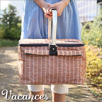 日本Vacances可折疊野餐籃