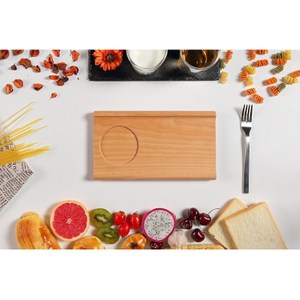 托盤? 餐盤? 與眾不同的餐飲方式 閒情逸事簡餐盤 精選德國山毛櫸 加拿大楓木 美國櫻桃木 手作而成 全新設計一物多用不只正面可用反面也可使用 正面設置了一個置杯區 方便擺放杯子及飲料