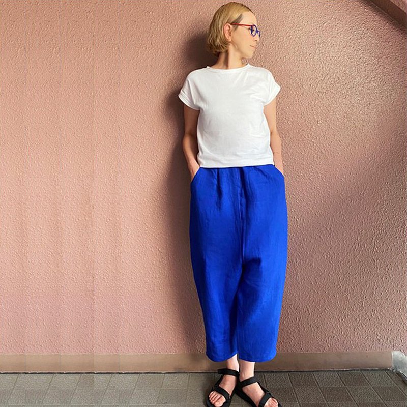 Rata原創，單一尺寸，寬鬆款式，側袋，黑色和白色，美麗風格，放鬆，穿著舒適，