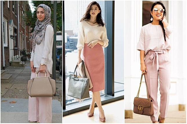 7 Perpaduan Baju Warna Pink Salem Buat Ke Kantor Termasuk Untuk Hijaber Womantalk Com Line Today