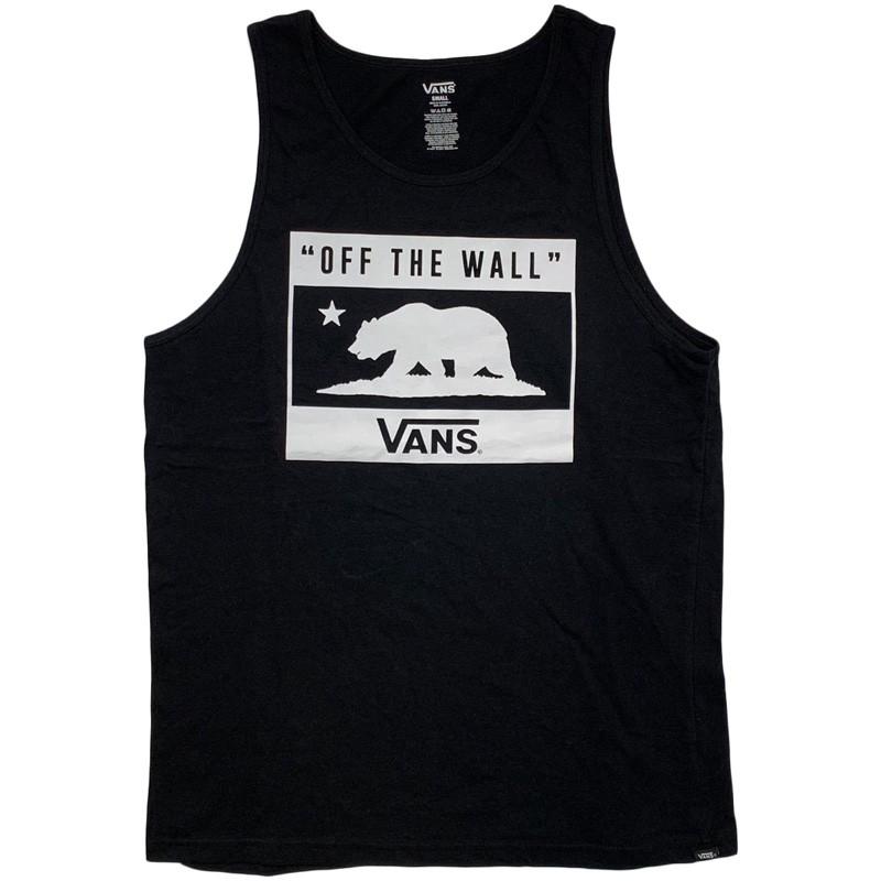 VANS - VN0A4QJGBLK 美版 STOIC BEAR TANK TOP 純棉 背心 (黑) 化學原宿